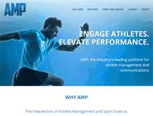 Tablet Screenshot of ampsport.com